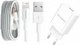 Мережевий зарядний пристрій Florence 1USB 2A + Lightning Cable White (FL-1020-WL) - зображення 1