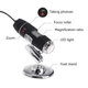 USB микроскоп цифровой Ootdty DM-1600 (0x-1600x) с LED подсветкой Черный (100094) - изображение 6