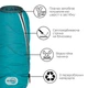 Жилет для собак Pet Fashion E.Vest S (бірюзовий) - изображение 3