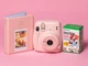 Камера моментальной печати Fujifilm Instax Mini 11 Blush Pink / Rose розовая с фотобумагой 20 GLOSSY (2 картриджа = 20 фотографий) и альбомом на 64 снимка - изображение 1