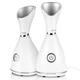 Баня для лица Паровая сауна для лица Nano Ionic Facial Steamer Распариватель для лица Белый - изображение 6