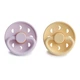 Пустышка FRIGG Moon Latex Pale Daffodil+Lilac 0-6 мес. (2 шт.) - изображение 2