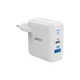 Зарядний пристрій Anker PowerPort PD+ 2 - 20W 1xPD 15W 1xUSB (White) (A2636G21) - зображення 1