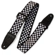 Ремень гитарный LEVY'S MP-28 PRINT SERIES GUITAR STRAP (BLACK AND WHITE CHECKERS) - изображение 1