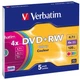 Диск DVD Verbatim 4.7Gb 4x SlimCase 5шт Color (43297) - изображение 4