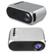 Портативный мультимедийный проектор домашний Projector LED GTM YG-320 серый с динамиком - изображение 3