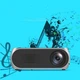 Портативный мультимедийный проектор домашний Projector LED GTM YG-320 серый с динамиком - изображение 5