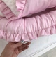 Кокон гнездышко для новорожденных+плед Carus Textile королевский 70х35 см бело-розовый - изображение 5
