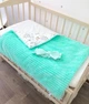 Плед-конверт для новорожденных Carus Textile зверята 100x80 мятный - изображение 2