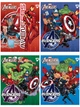 Зошит у клітку 24 л Yes Marvel виб.гібрид.лак А5 мікс 4 дизайну (765232) - зображення 1