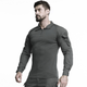 Сорочка тактична кофта з довгим рукавом армійська A655 Gray 2XL (F_4256-18502) - зображення 6