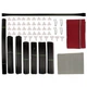 Складной каркасный тканевый шкаф для одежды HCX Storage Wardrobe 88130 на 3 секции 8 полок 130х45х175 см Розовый - изображение 6