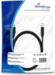 Кабель MediaRange USB 2.0 A to USB 2.0 B plug 1.8 м Black (4260057126450) - зображення 2
