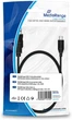 Кабель MediaRange USB 2.0 to microUSB 2.0 B plug 1.2 м Black (4260283113125) - зображення 2