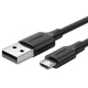 Дата кабель USB 2.0 AM to Micro 5P 2.0m US289 Black Ugreen (60138) - изображение 1