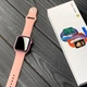 Смарт часы Airplus T500+ MAX Smart Watch Series 7. Цвет розовый. Алюминиевый корпус, съемный ремешок. - изображение 6