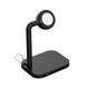 Зарядка беспроводная Qi 2in1 wireless charger JYD WC109 |15W Max| Black Док-станция для iPhone + iWatch + Airpods (WC109B) - изображение 1