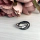 Серебряное кольцо с керамикой, вес изделия 6,75 гр (1765036) - изображение 2