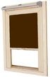 Ролета для мансардных окон Fakro 55x78 Roll Star 39x61 см Кофе (0825) - изображение 1