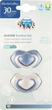 Пустышка Canpol Babies Pure Color силиконовая симметричная 6-18 месяцев Синяя 2 шт (22/645_blu) - изображение 5