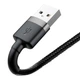 Прочный Дата кабель Baseus Cafule Lightning Cable 1.5A (2m) (CALKLF-C) - изображение 5