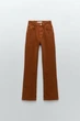 Джинсы Zara 6147/168 - 38 Карамельные - изображение 5