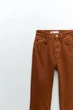 Джинсы Zara 6147/168 - 38 Карамельные - изображение 7
