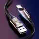 Кабель Remax RC-130i USB Lightning EL Ultimate Edition 1м чорний - зображення 2
