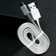 Кабель Remax RC-105a USB Type-C Blade 1м білий - зображення 3