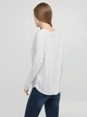 Лонгслив длинный женский Stradivarius 4359135210 S Серый (KAY2000001325612) - изображение 2
