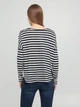 Лонгслив длинный женский Stradivarius 4359137010 S Черный с белым (KAY2000001325810) - изображение 2