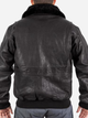 Куртка льотна шкіряна MIL-TEC Sturm Flight Jacket Top Gun Leather 10470002 XL Black (2000980537341) - зображення 2