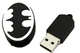 Прикольные фигурные флешки Dinosaur Driver 16GB Логотип Бэтмена Batman`s logo - изображение 2