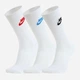 Набор женских носков Nike Everyday Essential DX5025-911 34-38 3 пары Белый (196148785722) - изображение 1