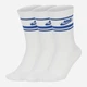 Набор мужских носков высоких Nike Everyday Essential DX5089-105 38-42 3 пары Белый/Синий (196148786255) - изображение 1