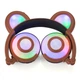 Наушники LINX Bear Ear Headphone Наушники с медвежья ушками LED подсветка 350 mAh Коричневый (SUN1863) - изображение 2