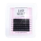 Ресницы для наращивания LASH SECRET mini изгиб D-0.07 микс 9-11 черные - изображение 1
