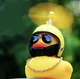Автомобильная утка с шлемом и креплением Funny Ducks Red Spider 5178 - изображение 6