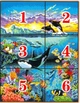 Набор для вышивания по нанесённой на канву схеме "Underwater world". AIDA 14CT printed,40*49 см - изображение 3