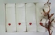 Рушники Maison D'or 4шт Micro Love Set White - Red - зображення 2