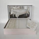 Скатерть Set Maison D'or 160х320+8psc Palmer White-Beige - зображення 1