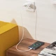 Сетевое зарядное устройство Hoco N5 Favor dual port PD20W+QC3.0 charger(EU) White - изображение 2