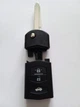 Корпус выкидного ключа Mazda 3 5 6 M6 MX5 CX5 CX7 CX9 RX8 Galakeys 3 кнопки с лезвием (09-04) - изображение 3