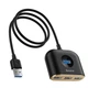 USB hub BASEUS USB Square Round 4in1 |1xUSB3.0/3xUSB2.0, Micro USB Power Supply| - изображение 2