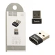 Адаптер перехідник USB Type-C HOCO UA6 (480 mbps, 2.1 A). Black - зображення 4