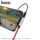 Адаптер HOCO 3-in-one Lightning cable to charging/Sync/Audio LS28 0.22m 2.4A - зображення 2