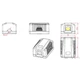Компьютерная розетка Cablexpert RJ45x1 UTP, cat.5e (NCAC-1U5E-01) - изображение 4