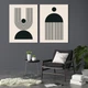 Модульная картина абстракция Black Lines 153x100 см (MK21254) - изображение 3