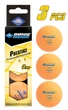 Мячи для настольного тенниса Donic Prestige 2* (3 шт.) (608328) Orange - изображение 1