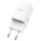 Сетевое зарядное устройство HOCO N13 |1USB/1Type-C, QC3.0/PD, 30W, 3A| адаптер с Type-C кабелем 1м. и быстрой зарядкой White (N13W) - изображение 5